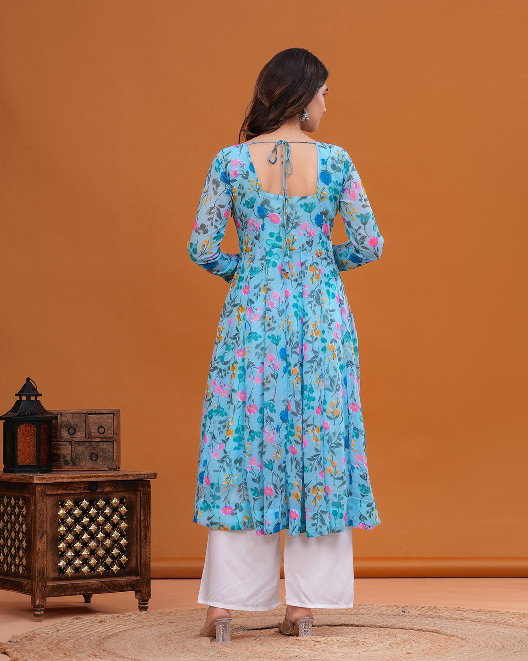 Roohani Georgette Anarkali Kurta