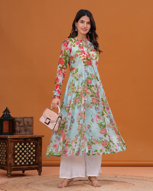 Edha Georgette Anarkali Kurta