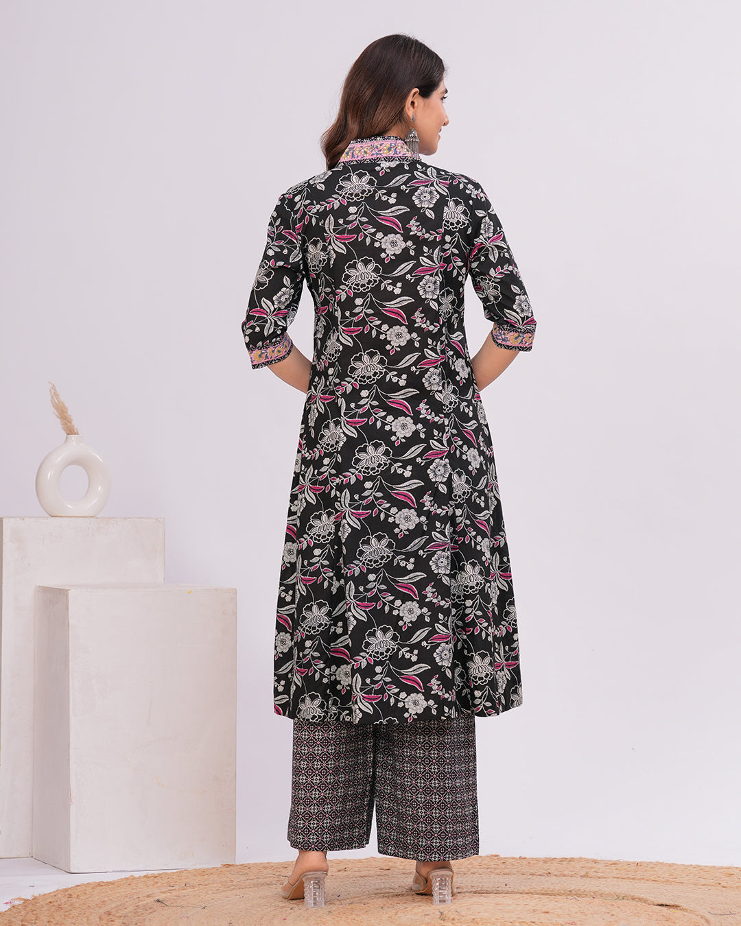 Ambar Cotton Kurta Set with Dupatta