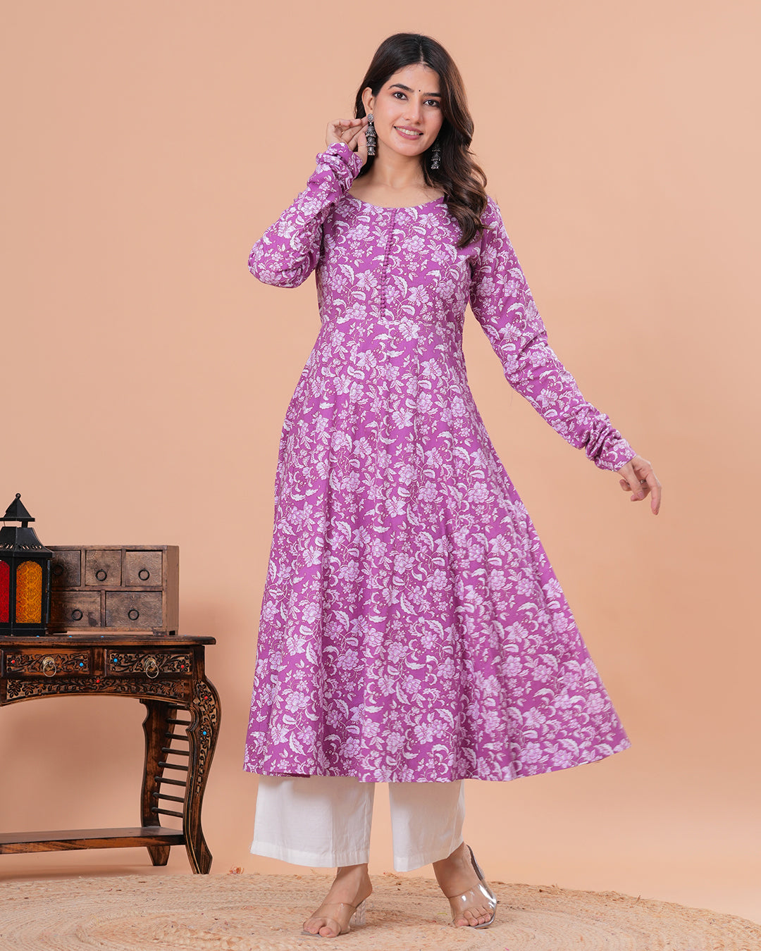 Noori Cotton Anarkali Kurta