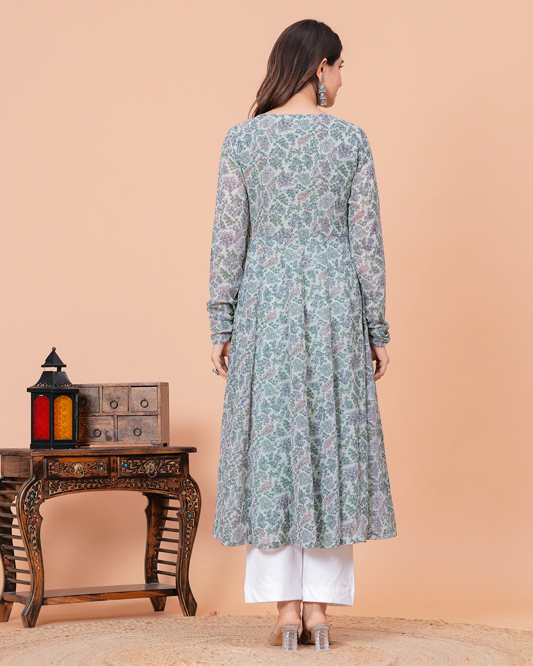 Adrita Georgette Anarkali Kurta