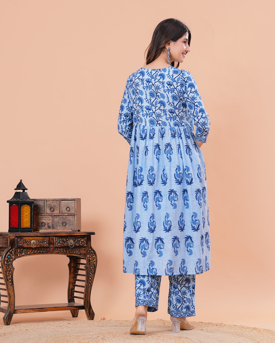 Albeli Cotton Kurta Set with Dupatta