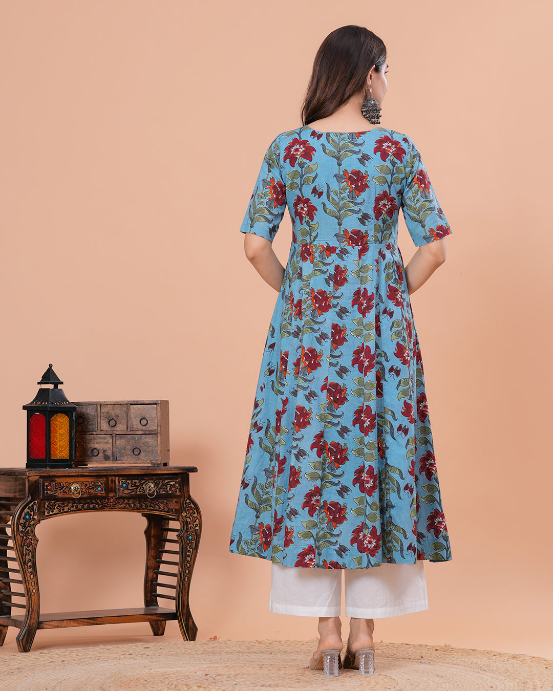 Anahita Cotton Angrakha Anarkali Kurta