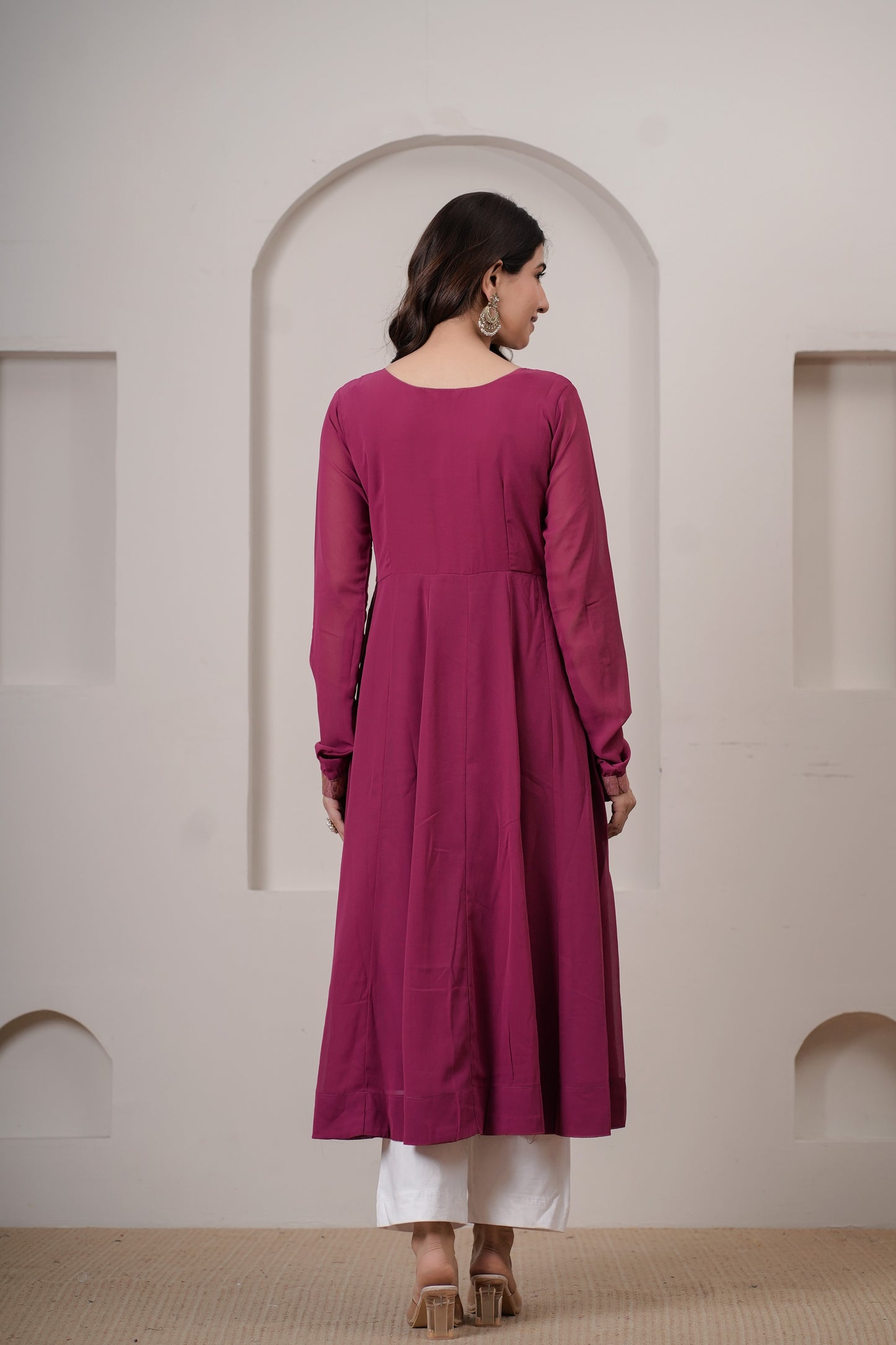 Sansa Georgette Anarkali Kurta