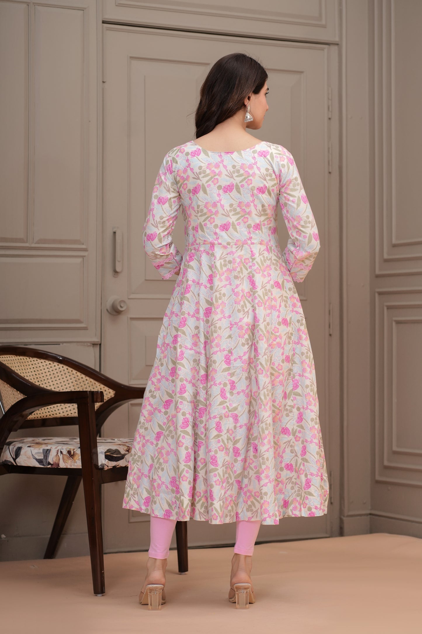 Sitara Cotton Anarkali Kurta
