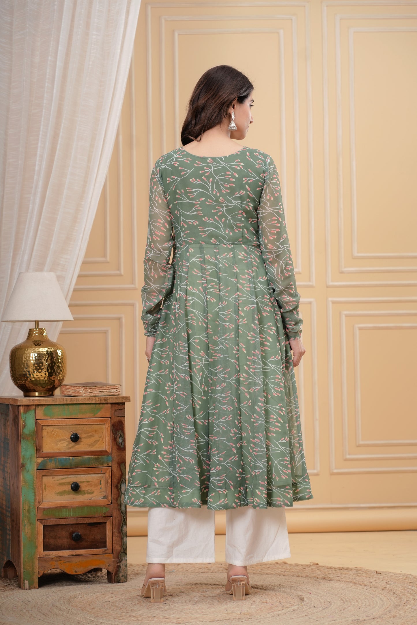 Nyra Georgette Anarkali Kurta