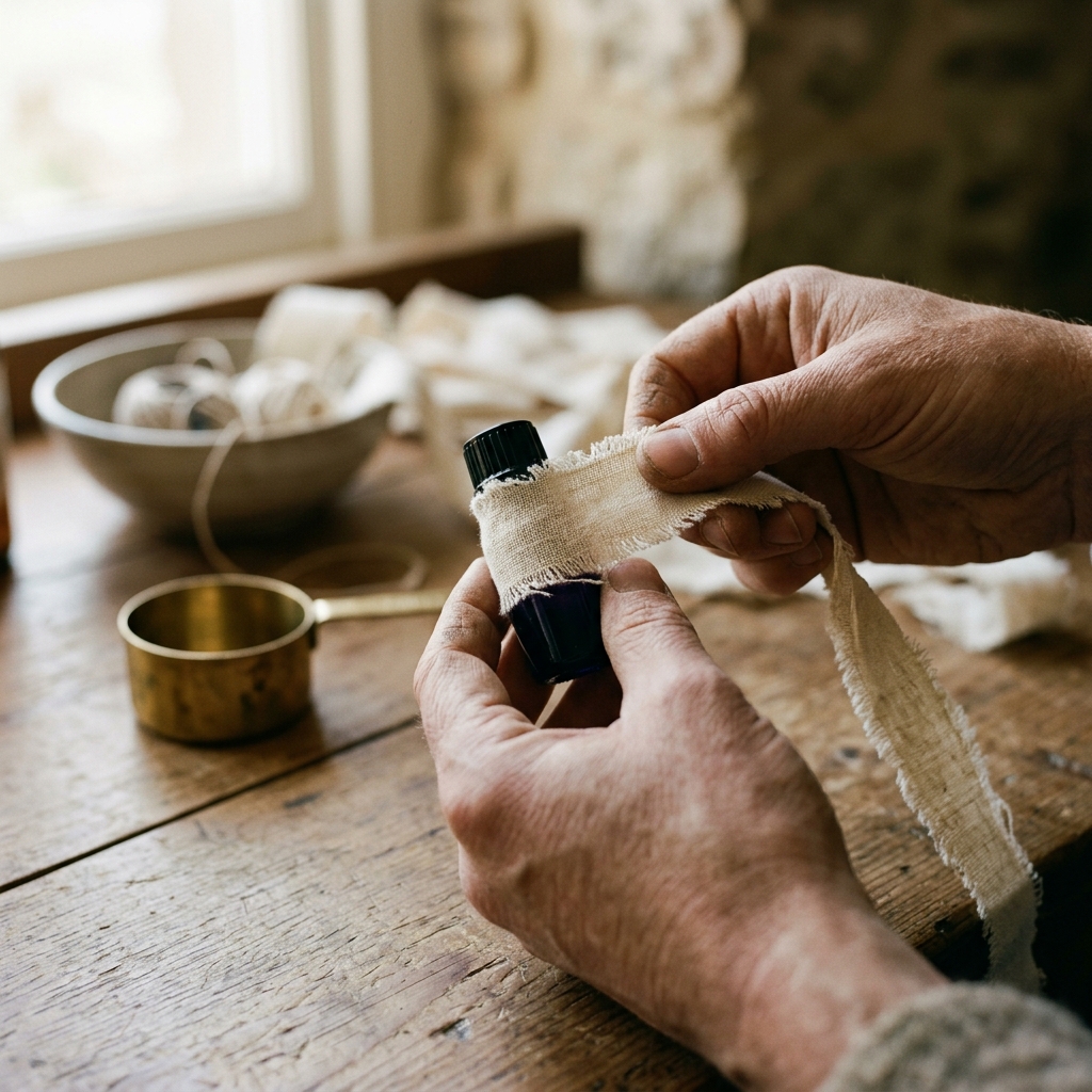 Linen-wrapped · hand-finished · Heavener, Oklahoma