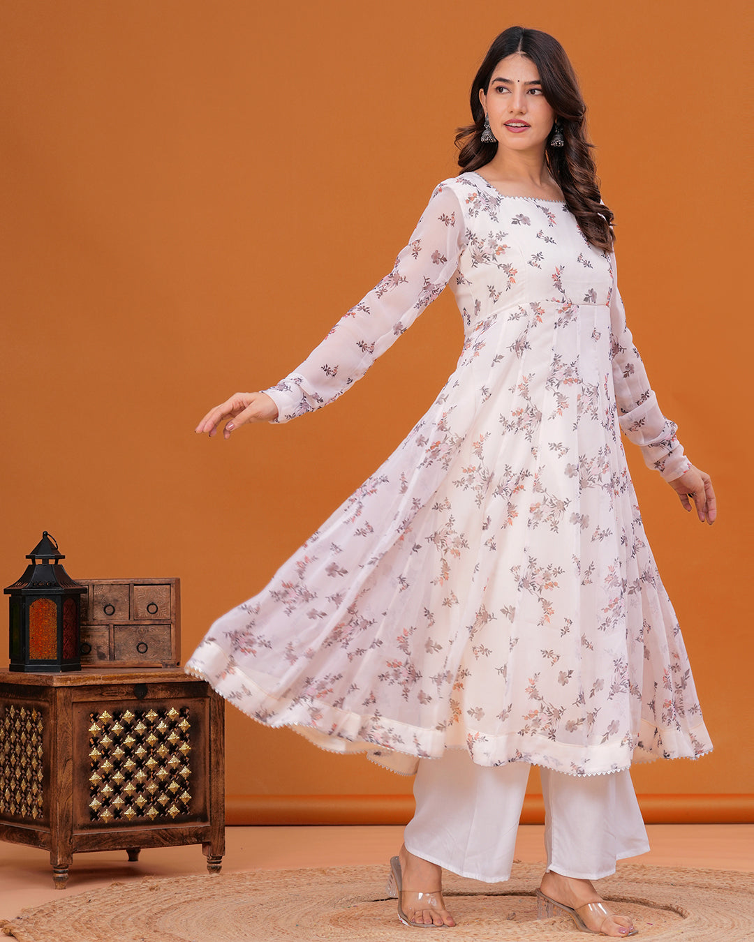 Tanisi Chiffon Anarkali Kurta