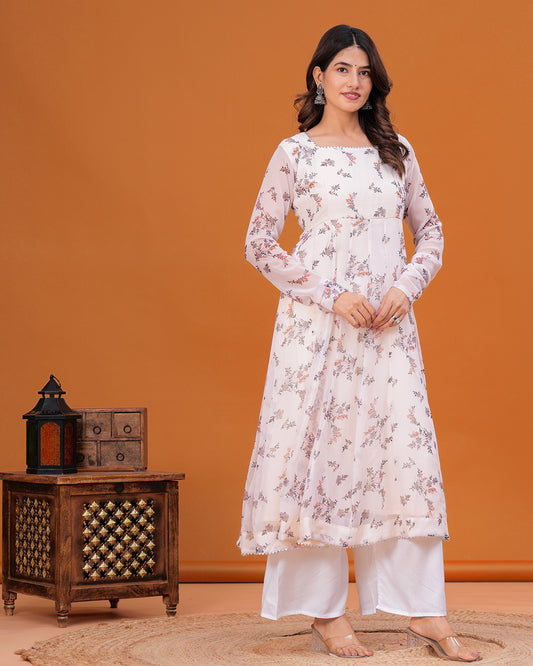 Tanisi Chiffon Anarkali Kurta