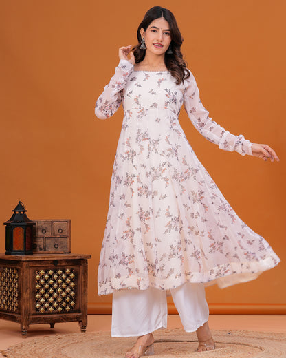 Tanisi Chiffon Anarkali Kurta