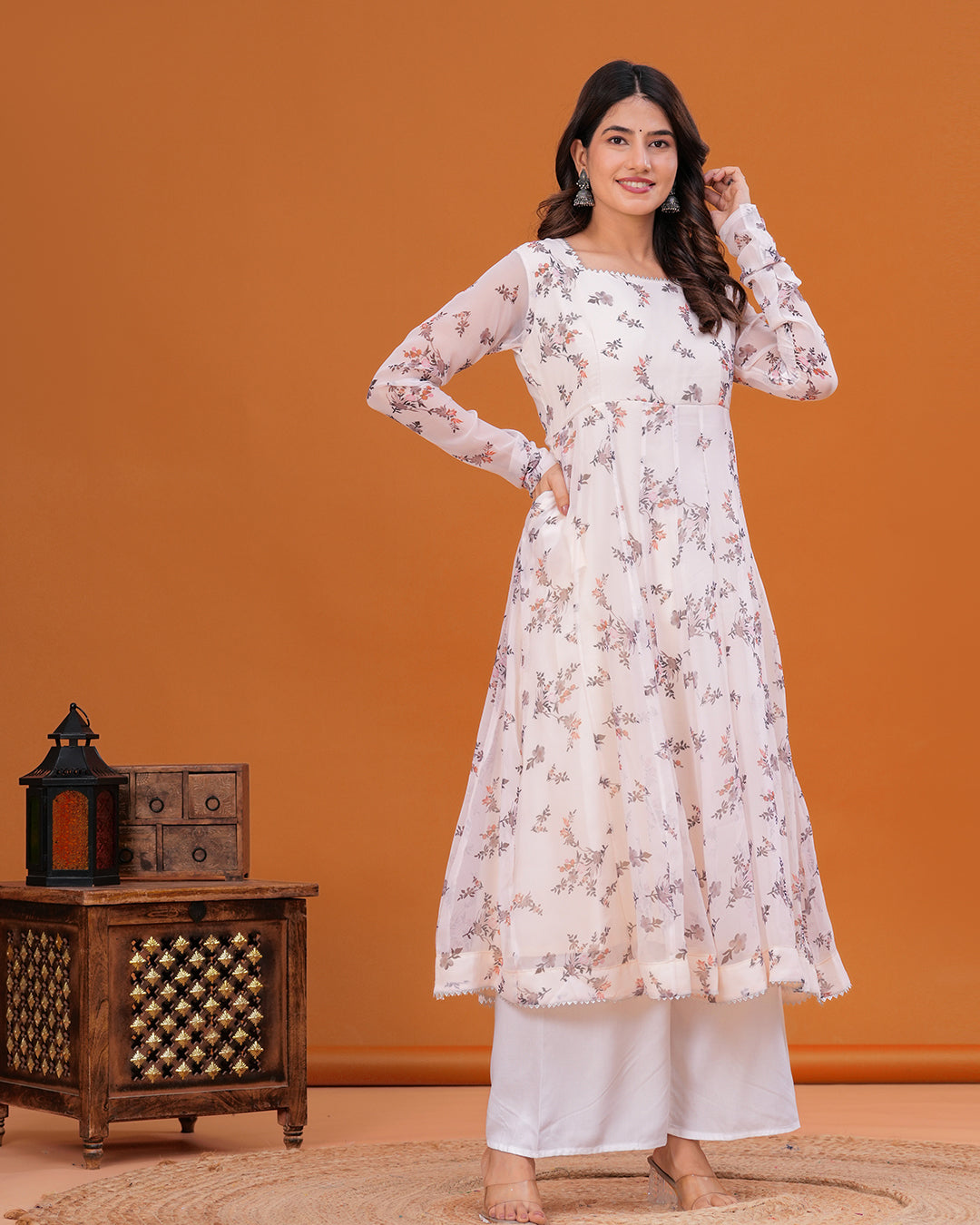 Tanisi Chiffon Anarkali Kurta