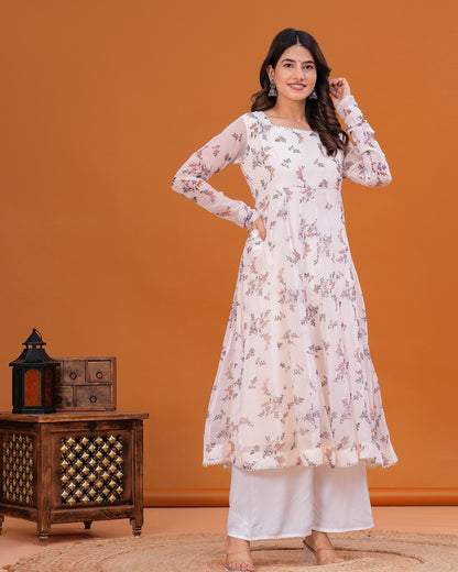 Tanisi Chiffon Anarkali Kurta