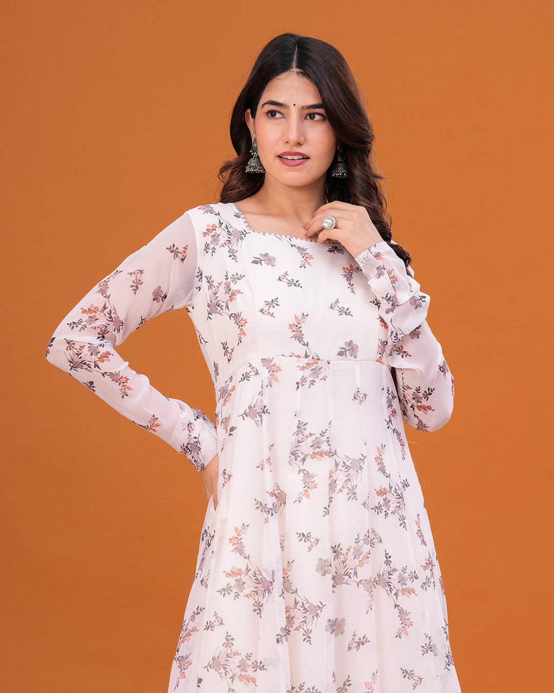 Tanisi Chiffon Anarkali Kurta