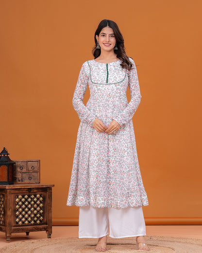 Naayab Georgette Anarkali Kurta
