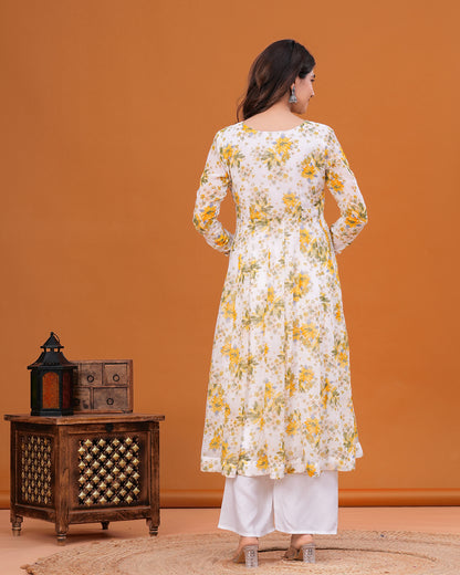 Jugni Chiffon Anarkali Kurta