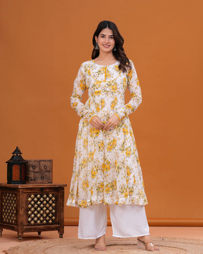 Jugni Chiffon Anarkali Kurta