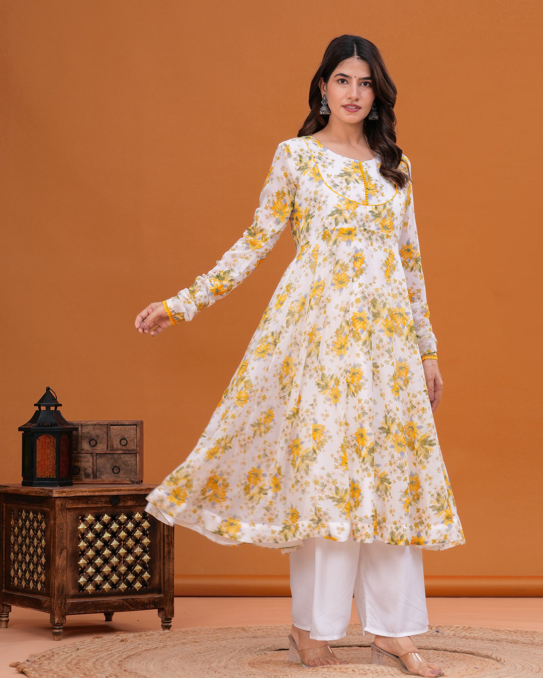 Jugni Chiffon Anarkali Kurta