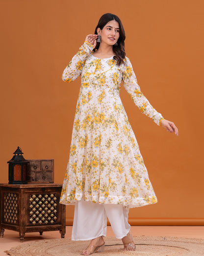 Jugni Chiffon Anarkali Kurta
