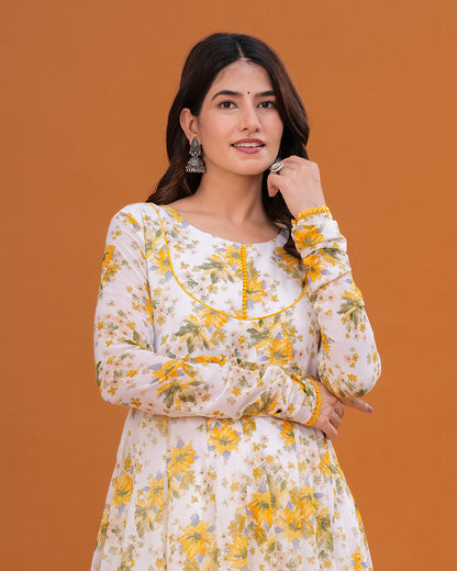 Jugni Chiffon Anarkali Kurta