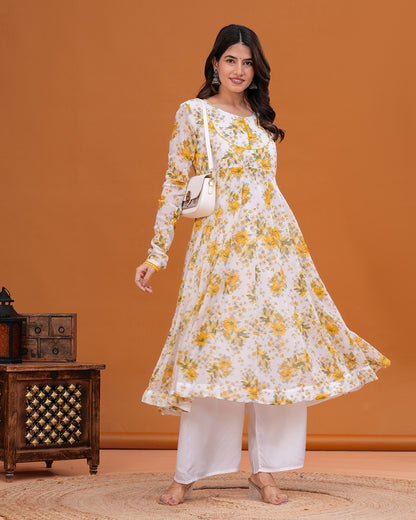 Jugni Chiffon Anarkali Kurta