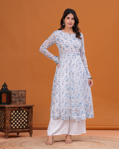 Jeeva Georgette Anarkali Kurta