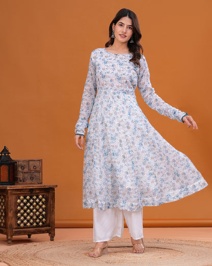 Jeeva Georgette Anarkali Kurta