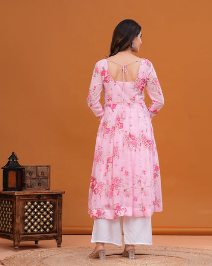 Erayaa Georgette Anarkali Kurta