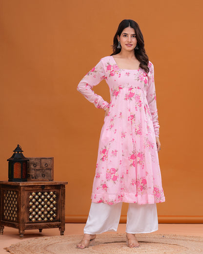Erayaa Georgette Anarkali Kurta