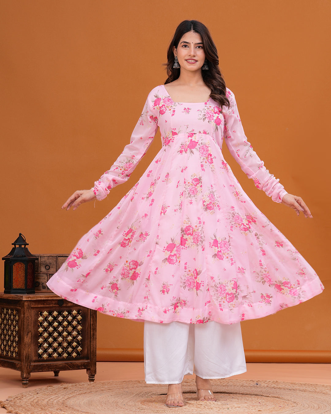 Erayaa Georgette Anarkali Kurta