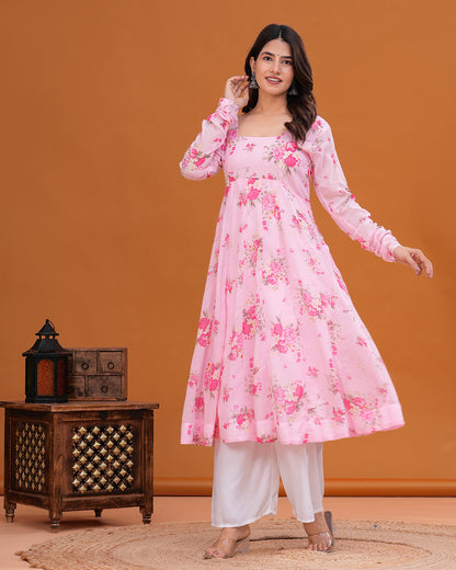 Erayaa Georgette Anarkali Kurta