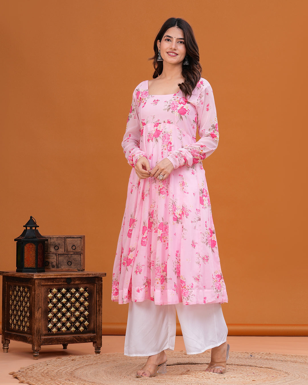 Erayaa Georgette Anarkali Kurta