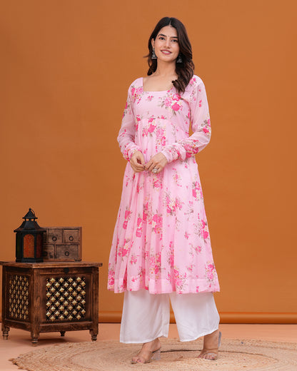 Erayaa Georgette Anarkali Kurta