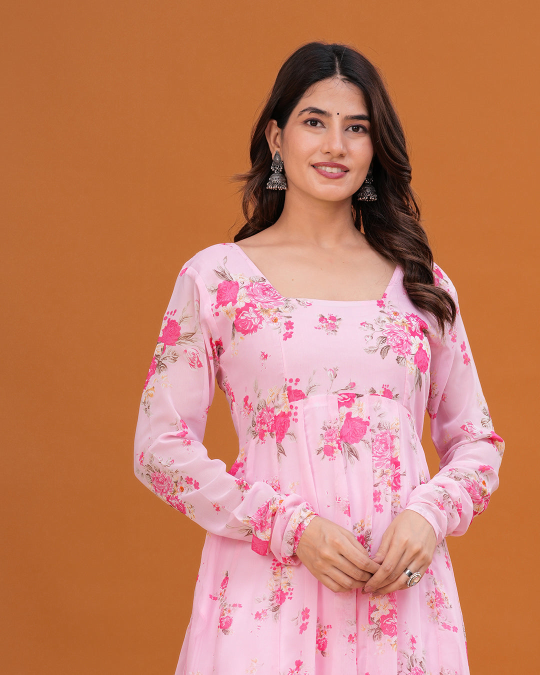 Erayaa Georgette Anarkali Kurta