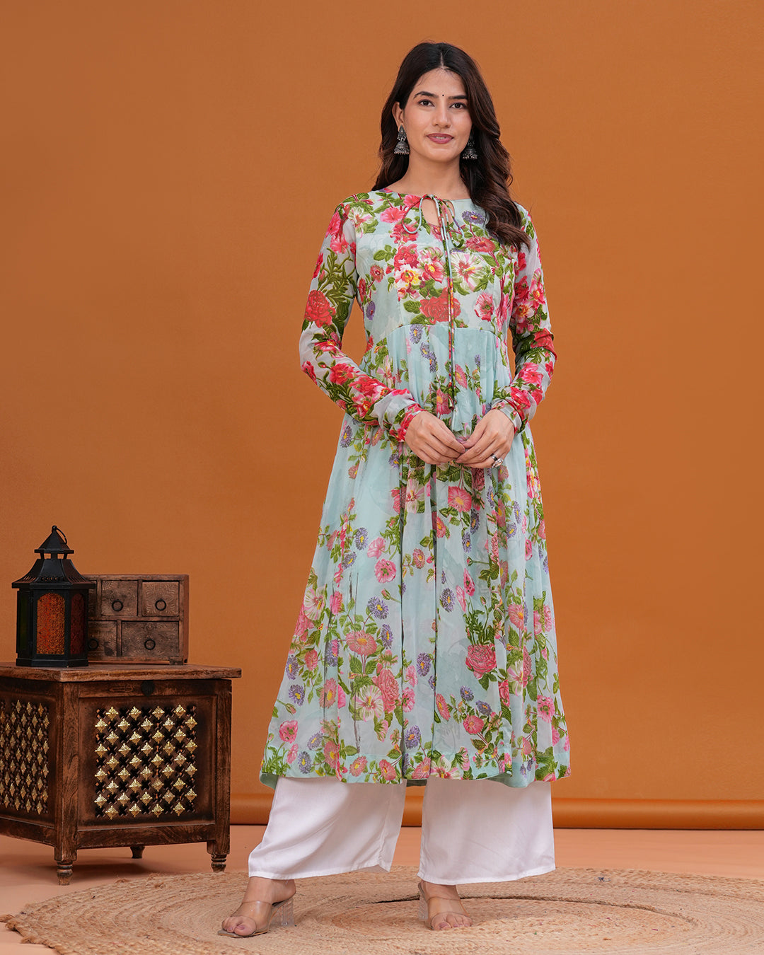 Edha Georgette Anarkali Kurta