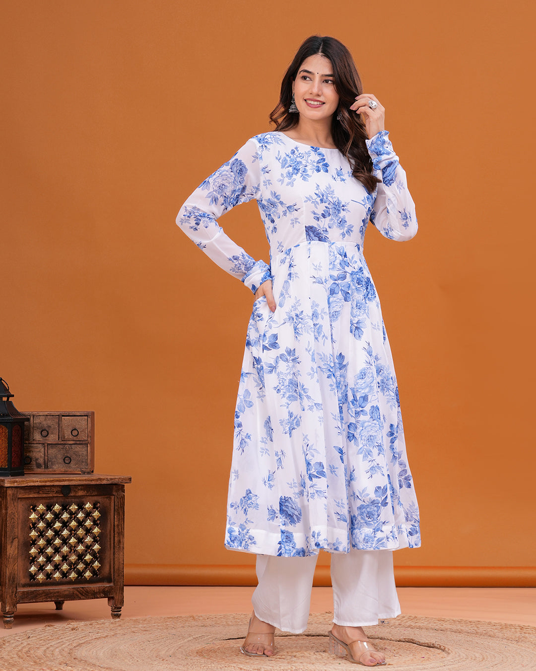 Bodhi Georgette Anarkali Kurta
