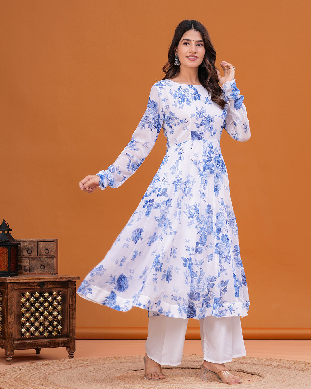 Bodhi Georgette Anarkali Kurta