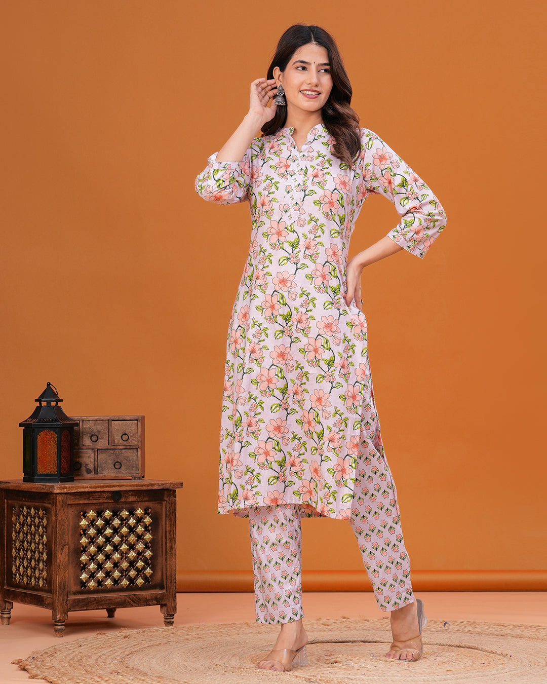 Raaha Cotton Kurta with Straight Pant