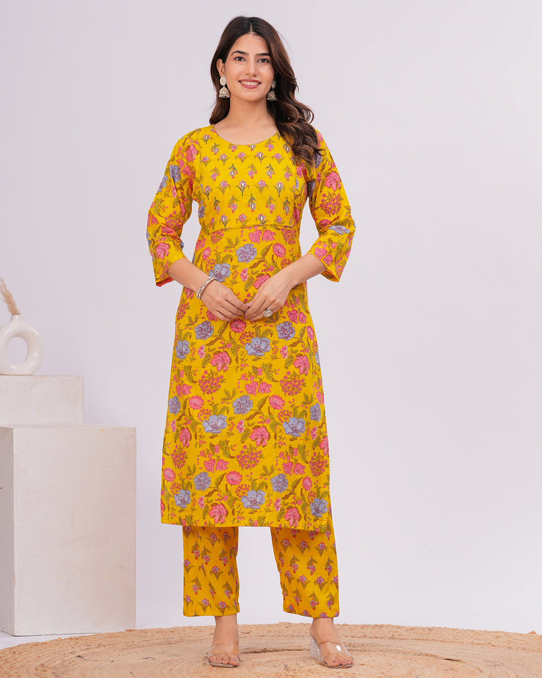 Divaa Cotton Kurta with Straight Pant