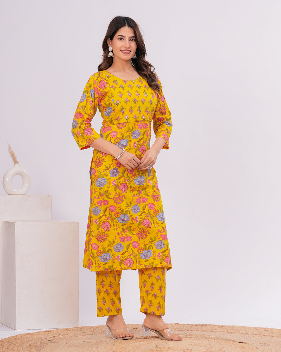 Divaa Cotton Kurta with Straight Pant