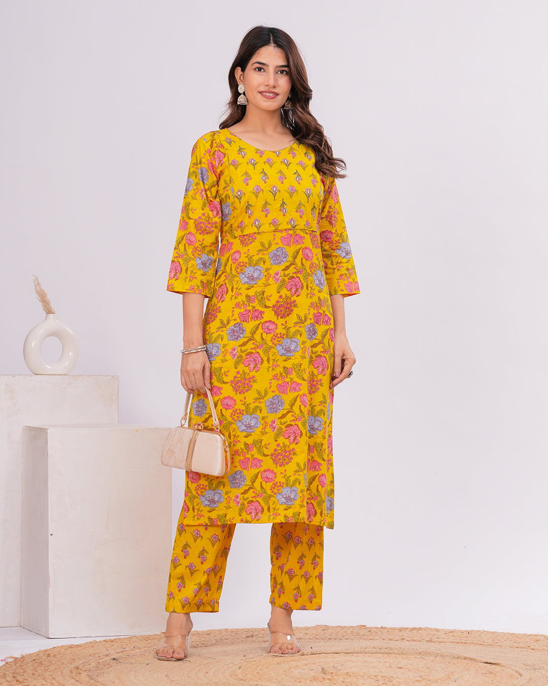 Divaa Cotton Kurta with Straight Pant