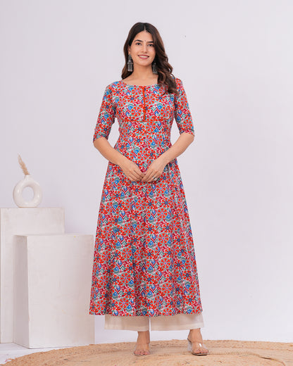 Amodhini Cotton Anarkali Kurta