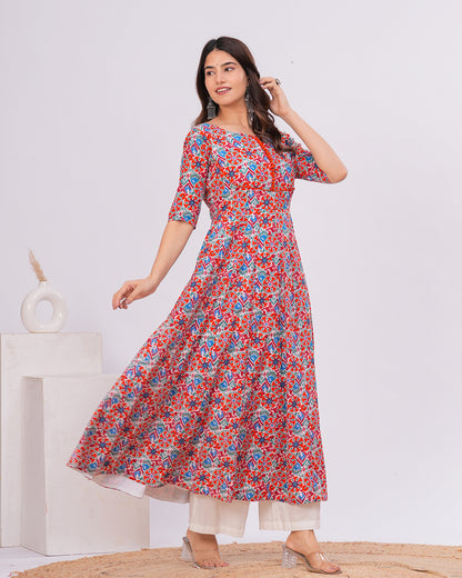Amodhini Cotton Anarkali Kurta