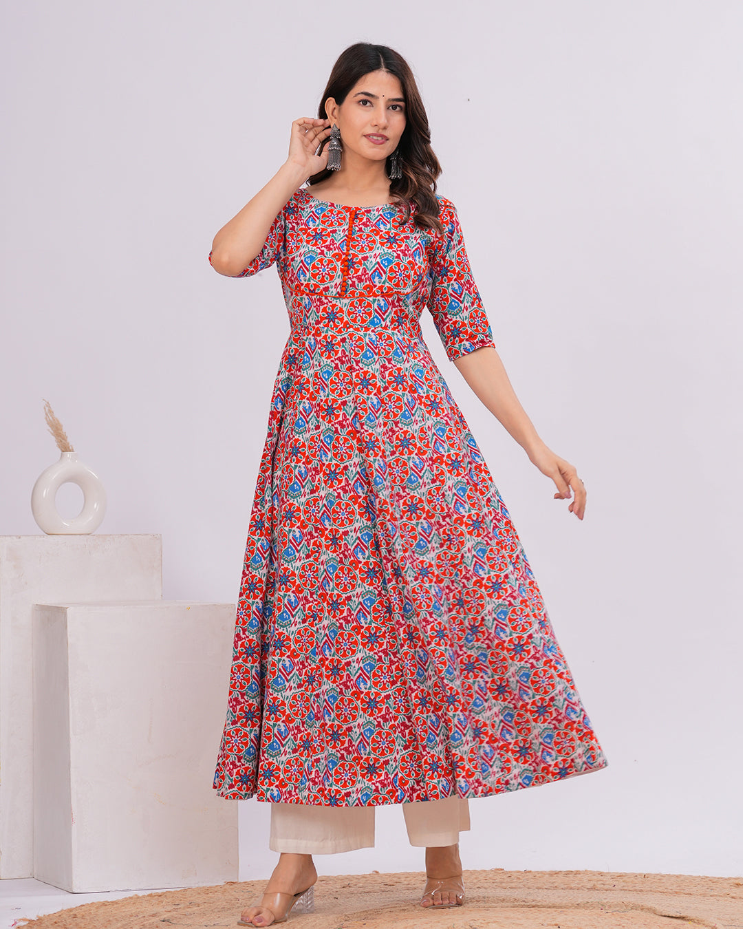 Amodhini Cotton Anarkali Kurta