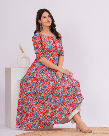 Amodhini Cotton Anarkali Kurta