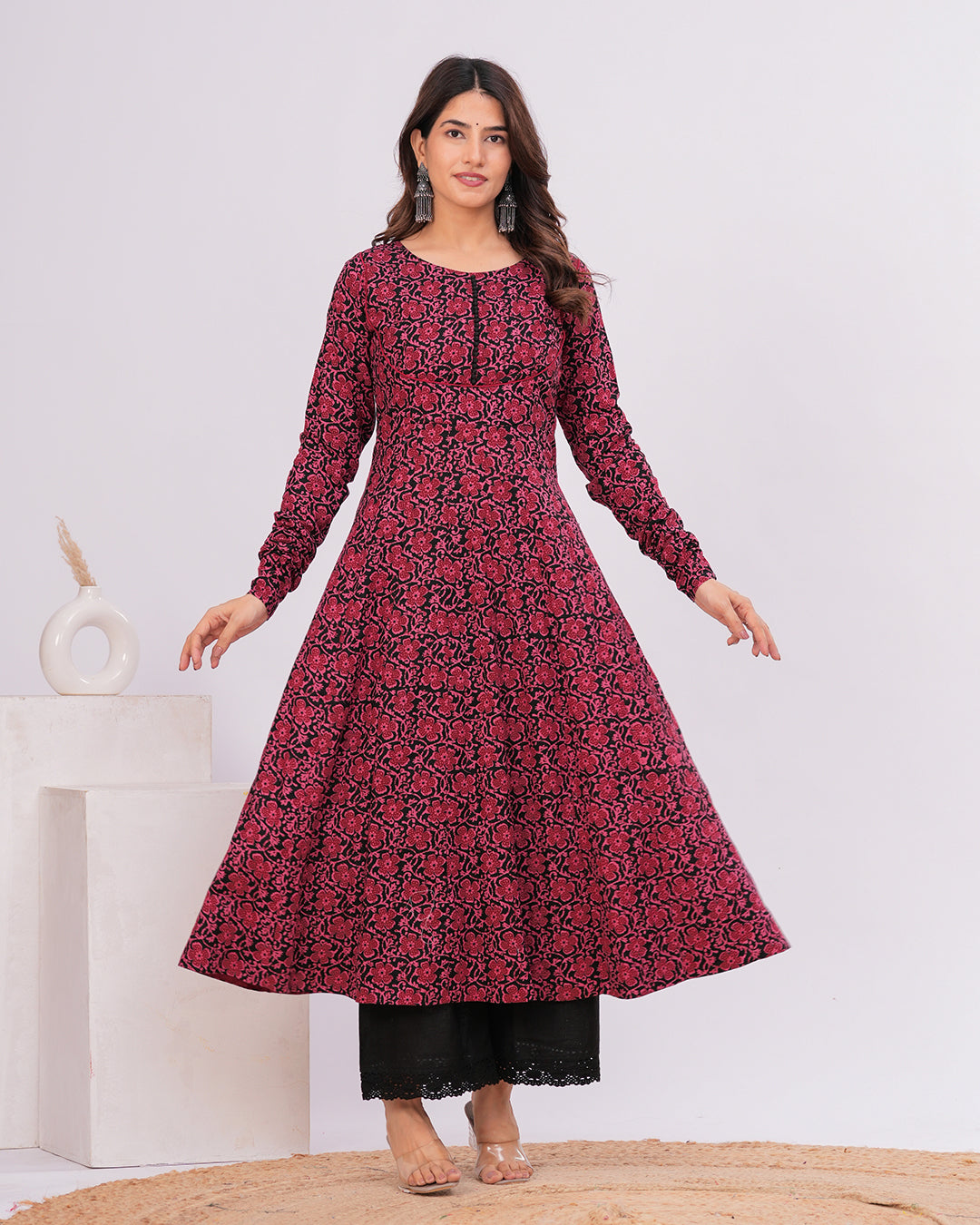 Naaz Cotton Anarkali Kurta