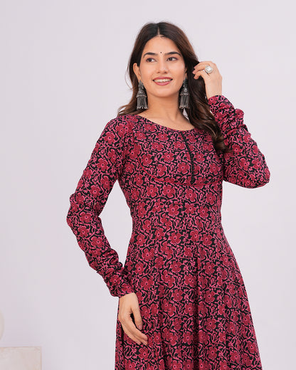 Naaz Cotton Anarkali Kurta