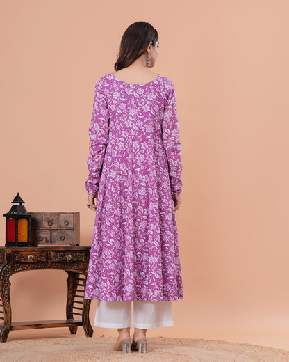 Noori Cotton Anarkali Kurta