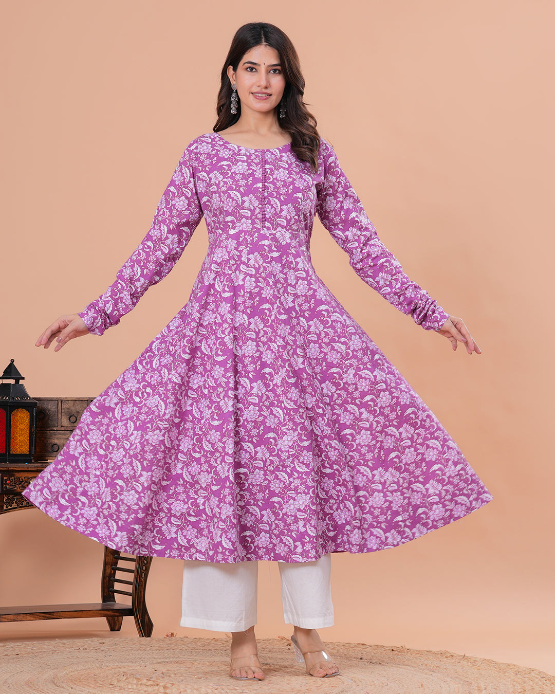 Noori Cotton Anarkali Kurta