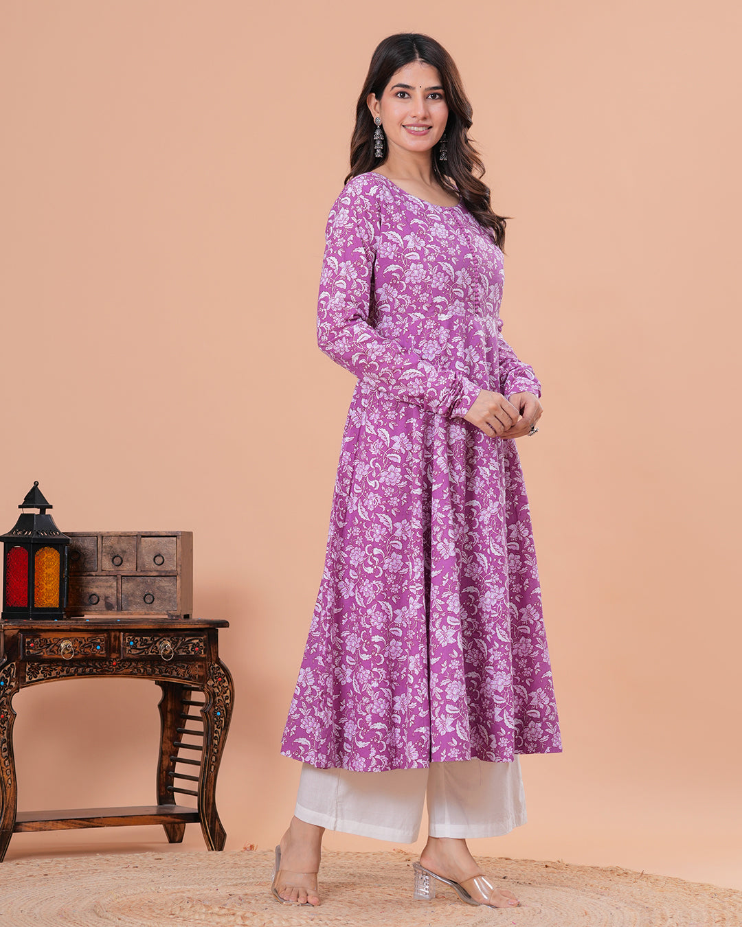 Noori Cotton Anarkali Kurta