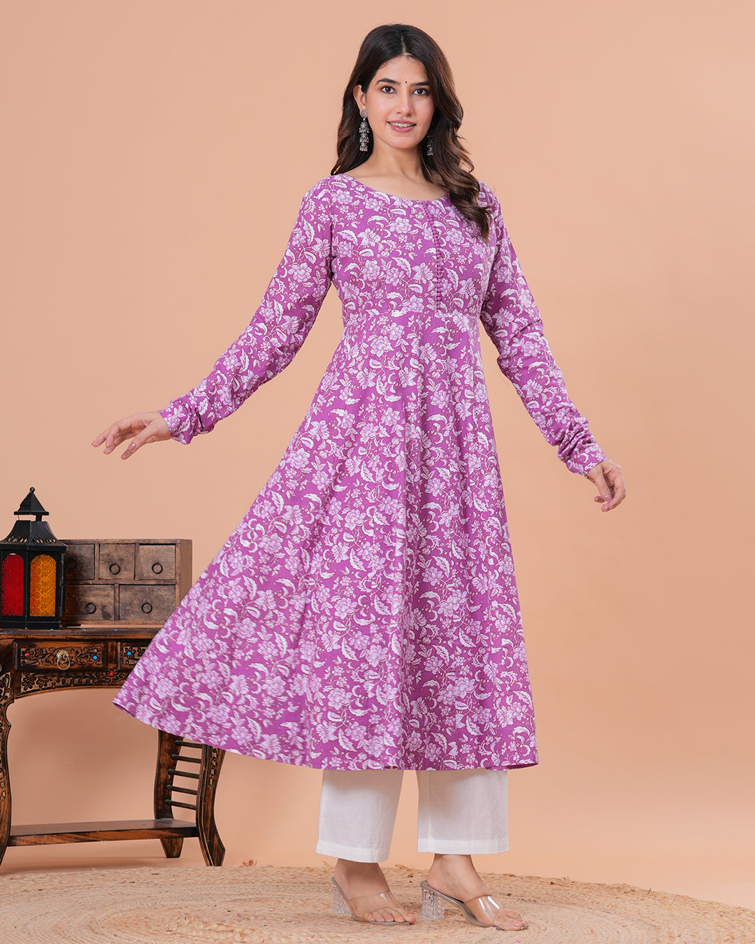 Noori Cotton Anarkali Kurta